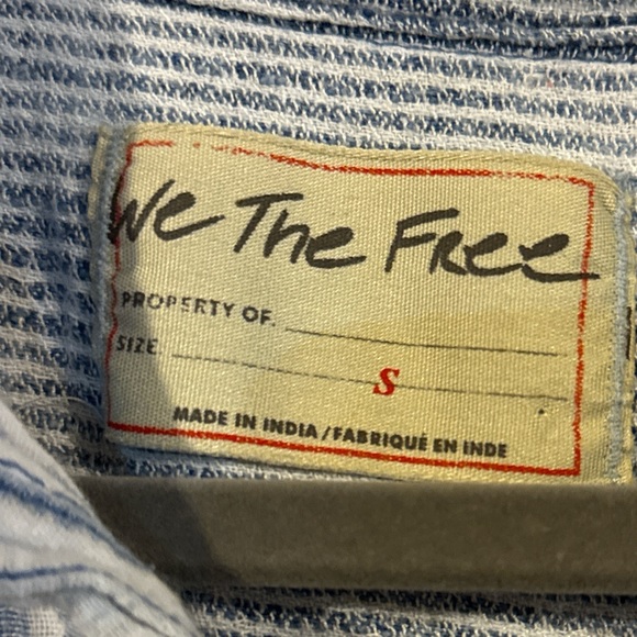 We The Free Indigo Skies Striped Shirt - Picture 5 of 7